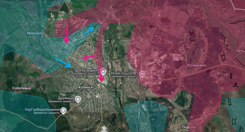 Российская армия перехватила инициативу в Купянске и усилила натиск в центре Константиновки. Карта СВО на 9 апреля