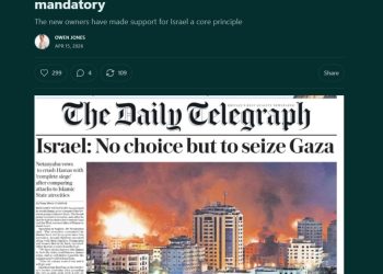 «Самая масштабная атака на свободу слова»: журналистов The Telegraph заставляют писать в поддержку Израиля