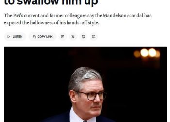 «Придурок, не умеющий работать»: британские чиновники назвали премьера Стармера некомпетентным