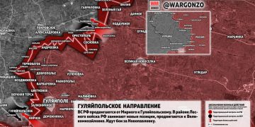 ВС РФ сломали оборону ВСУ под Гуляйполем: наступление на Гуляйпольское