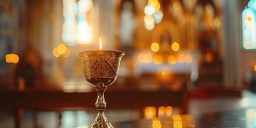 Благодатный огонь прибыл в Макеевку: особая служба в честь святого Илии