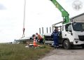 Более 340 опор освещения установили на трассе «Донецк — Макеевка — Торез — ЛНР»