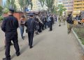Полиция и Росгвардия устроили массовую проверку мигрантов в Мариуполе