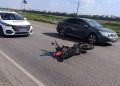 Под Кутейниково лихач на Honda протаранил питбайк с детьми
