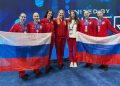 Триумфальное возвращение: российский флаг и гимн впервые с 2022 года на турнире по синхронному плаванию