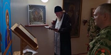 Пастырское благословение в зоне СВО: иерей из Нижегородской епархии поддержал бойцов Росгвардии