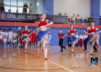 В Донецке после капитального обновления открыли игровой зал Дворца спорта «Спарта»