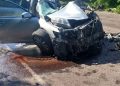 На трассе под Мариуполем в жутком ДТП с мотоциклом погибли два человека