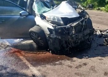 На трассе под Мариуполем в жутком ДТП с мотоциклом погибли два человека