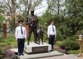 В Донецке открыли бронзовый монумент сотрудникам уголовно-исполнительной системы