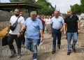 В Куйбышевском районе московские строители реконструируют сквер по проспекту Ковпака