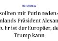 Президент Финляндии назвал маловероятным нападение России на Европу и призвал к переговорам