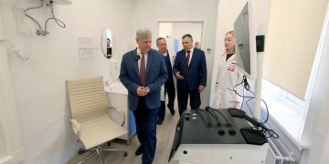 «По-московски»: Чертков оценил ремонт поликлиники №1 в Донецке