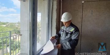 Российский стандарт: восстановление девятиэтажки в Мариуполе выполнено на 65%