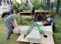 В Луганске воздвигнут грандиозный крест Георгию Победоносцу