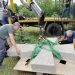 В Луганске воздвигнут грандиозный крест Георгию Победоносцу