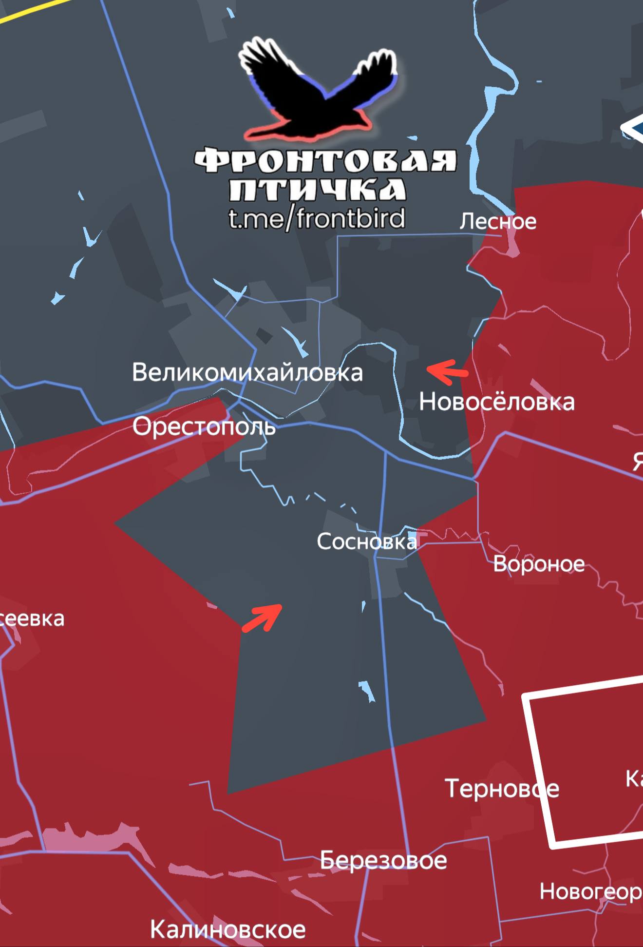 Освобождение Пискуновки, рассечение Славянско-Краматорской агломерации и выход к окраинам Доброполья. Карта СВО на 3 июля