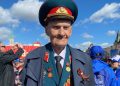 Столетний фронтовик из Луганска Григорий Пономаренко мечтает еще раз пройти с Парадом Победы