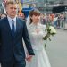 Три влюбленные пары из ЛНР сыграли свадьбу на фестивале в Москве Три влюбленные пары из ЛНР сыграли свадьбу на фестивале в Москве
