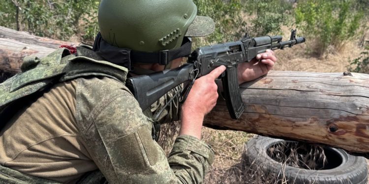 Группировка войск «Центр» оказывает давление на противника в районе Белицкого