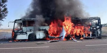 ВСУ атаковали рейсовый автобус на трассе Краснодар — Мелитополь ВСУ атаковали рейсовый автобус на трассе Краснодар — Мелитополь