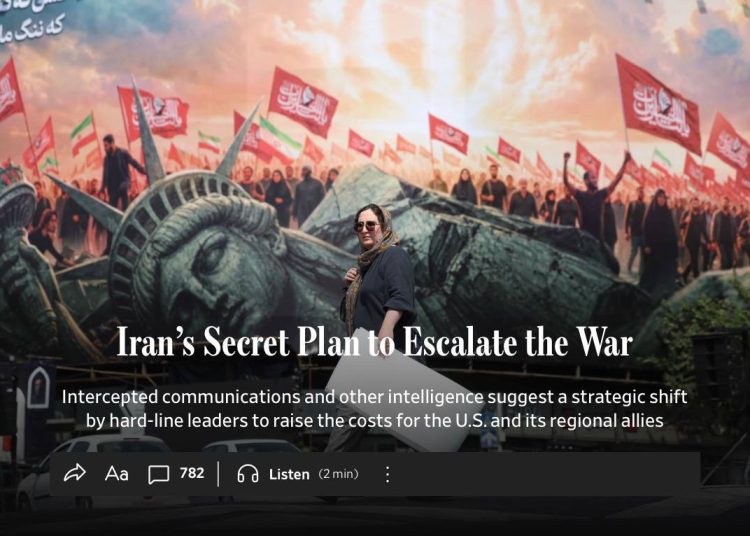 Иран готовится к новому масштабному витку войны, сообщает WSJ Иран готовится к новому масштабному витку войны, сообщает WSJ