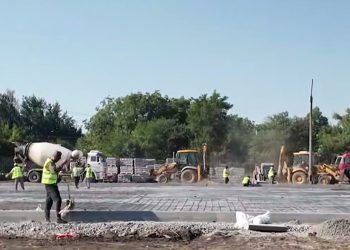 В Донецке завершается строительство парка «Патриот» в Куйбышевском районе