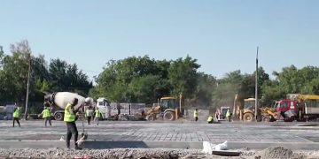 В Донецке завершается строительство парка «Патриот» в Куйбышевском районе