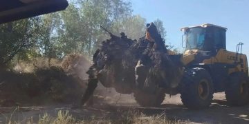 Территорию у «Рабочих городков» в Макеевке очистили от стихийной свалки