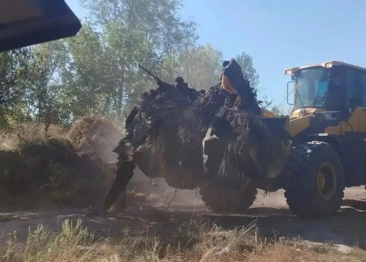 Территорию у «Рабочих городков» в Макеевке очистили от стихийной свалки