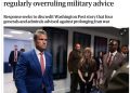 В США «бунт генералов» из-за продолжения войны с Ираном — The Guardian
