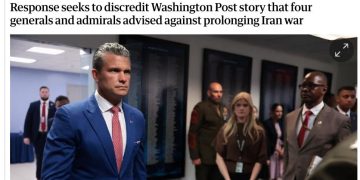 В США «бунт генералов» из-за продолжения войны с Ираном — The Guardian