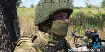 Охота на блиндаж: операторы «Осы» из 77-го полка – о работе дроном-камикадзе на константиновском направлении Охота на блиндаж: операторы «Осы» из 77-го полка – о работе дроном-камикадзе на константиновском направлении