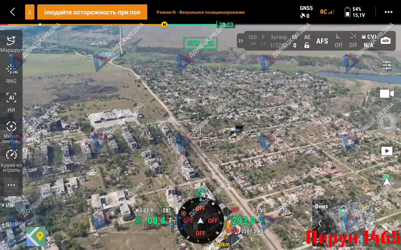 Бойцы 1465-го полка во время выполнения боевой задачи в городских условиях