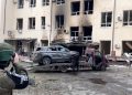 СК: при атаке на Донецк повреждены дома, школа и медицинское учреждение СК: при атаке на Донецк повреждены дома, школа и медицинское учреждение