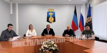 Кулемзин сообщил о ходе благоустройства сквера в Киевском районе Донецка